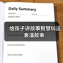 给孩子讲故事智慧玩法：表演故事（图4）