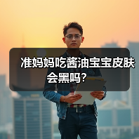 准妈妈吃酱油宝宝皮肤会黑吗？（图4）