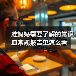 准妈妈需要了解的常识血常规报告单怎么看(图4) 准妈妈需要了解的常识血常规报告单怎么看(图4)