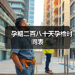 孕期二百八十天孕检时间表（图1）