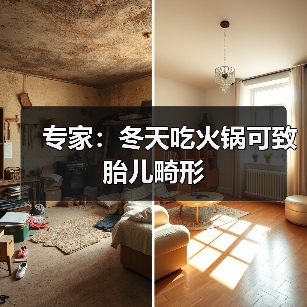 专家：冬天吃火锅可致胎儿畸形（图3）