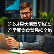 连吃4只大闸蟹孕妇流产孕期饮食禁忌挨个数(图3) 连吃4只大闸蟹孕妇流产孕期饮食禁忌挨个数(图3)