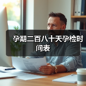 孕期二百八十天孕检时间表（图4）