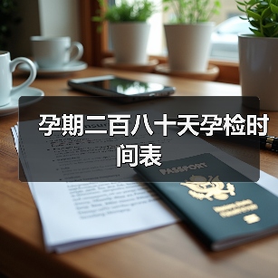 孕期二百八十天孕检时间表（图3）