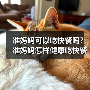 准妈妈可以吃快餐吗？准妈妈怎样健康吃快餐？（图1）